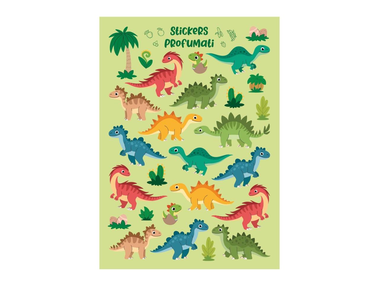 ADESIVI PROFUMATI DINOSAURI IR506DI