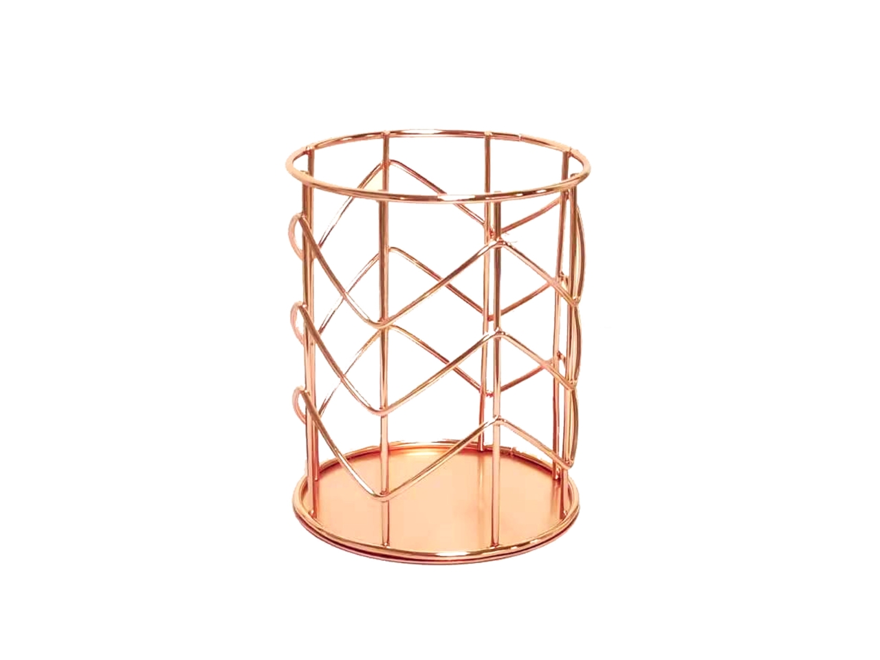 NETTY, PORTA PENNE METALLO, ROSA IR271RS