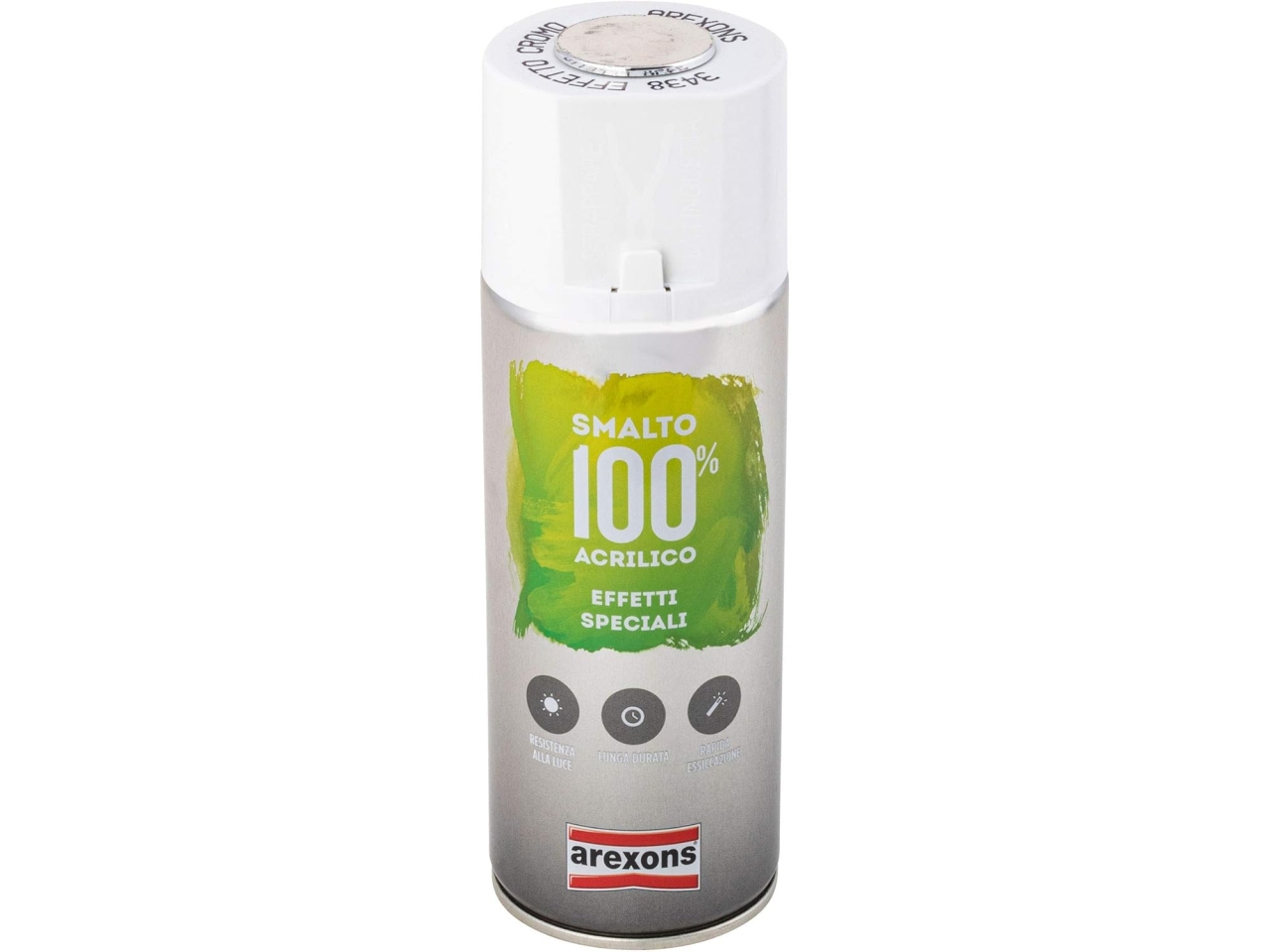 AREXONS SMALTO ACRIL.EFFETTO CROMO 400ML 3438