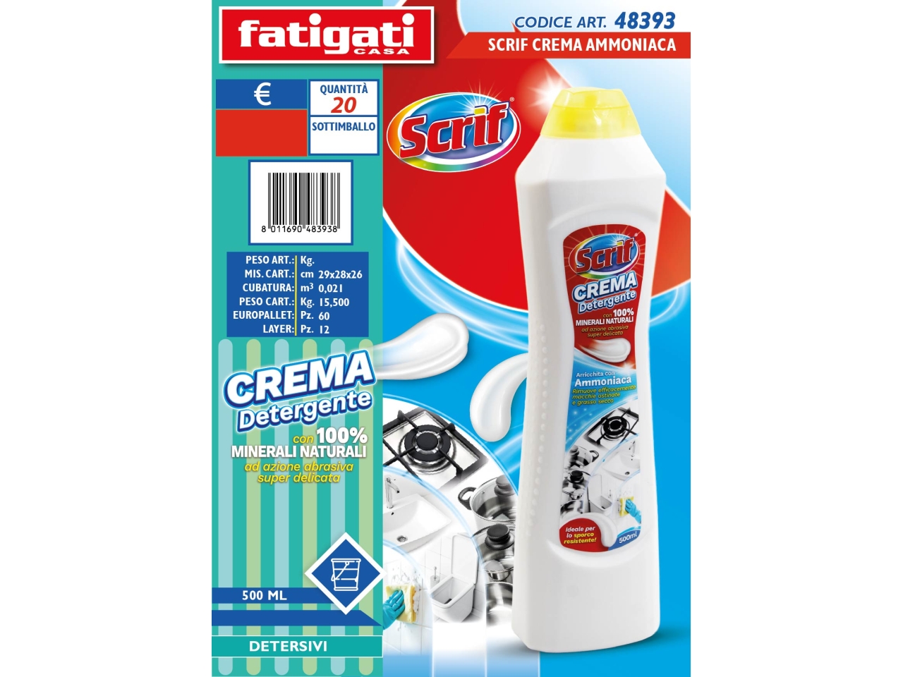 SCRIF CREMA AMMONIACA 500ML 48393 SCRIF CREMA AMMONIACA 500ML 48393