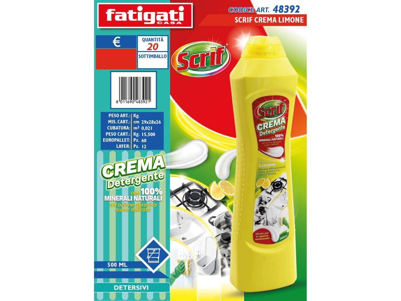 SCRIF CREMA LIMONE 500ML 48392 SCRIF CREMA LIMONE 500ML 48392