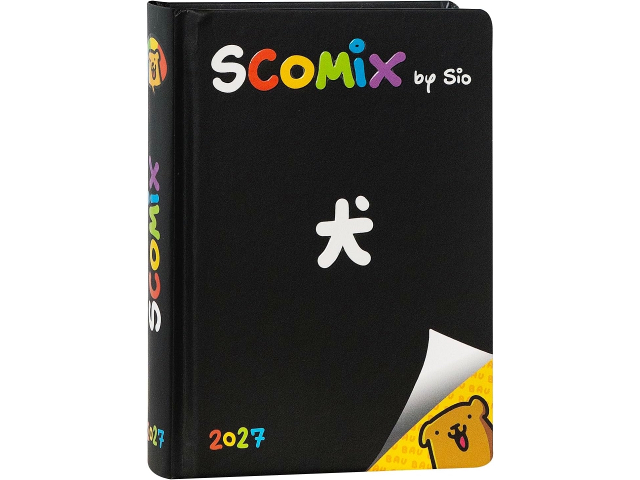 AGENDA SCOMIX 16M MEDIUM 26/27 BLACK 75500BK AGENDA SCOMIX 16M MEDIUM 26/27 BLACK 75500BK