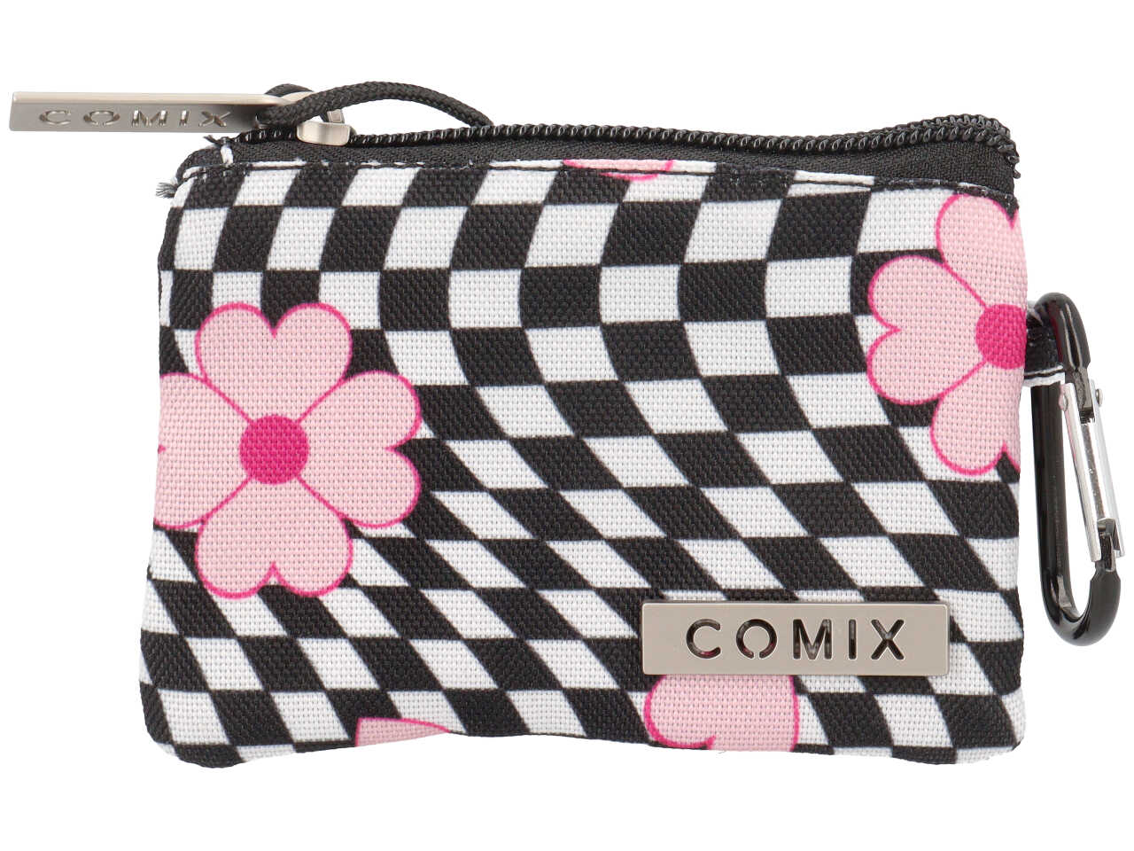 COMIX PORTAMONETE C/MOSCH.FLOWER CHECK 76126FC