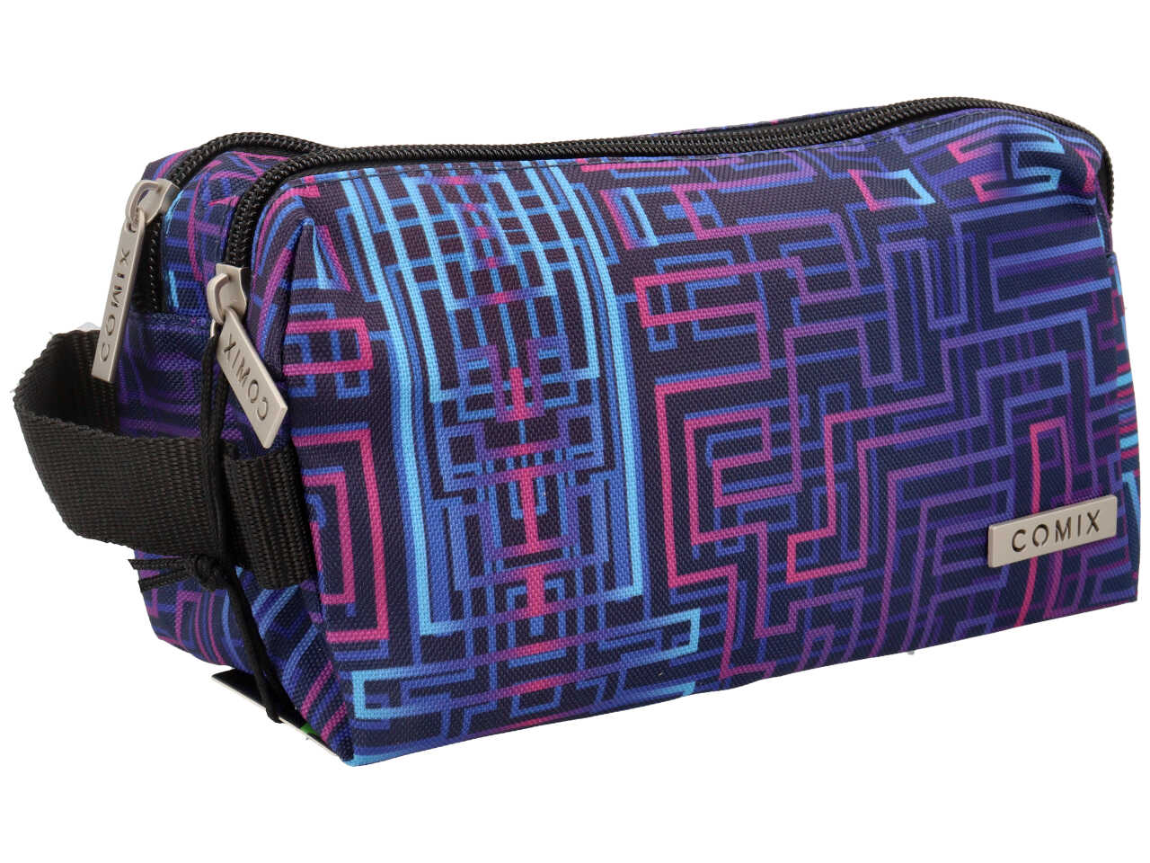 COMIX ASTUCCIO 2 ZIP ALLOVER LABYRINTH 76130LB