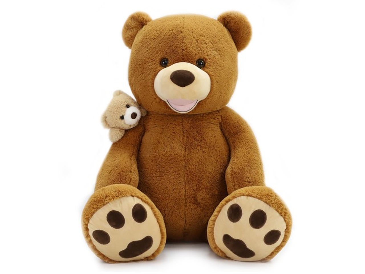 PELUCHE MAGGIE ORSO C/CUCCIOLO 35CM RS210170/35