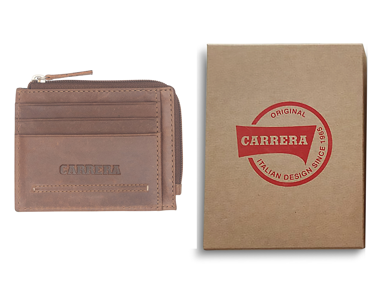 CARRERA KEY WEST PORTACARTE MARRON.CAP05MWA1706 02