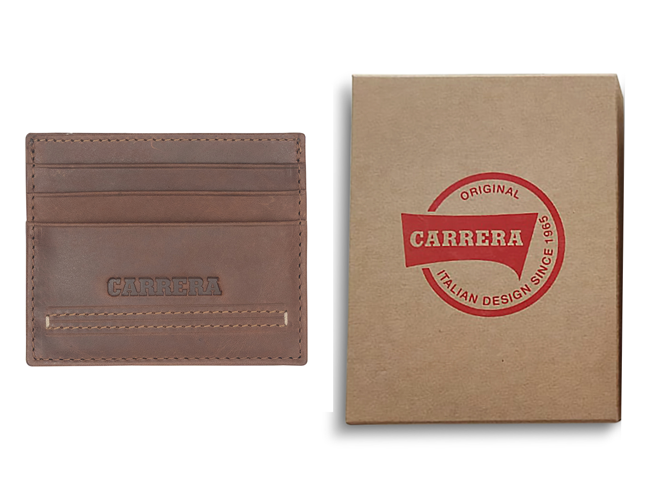 CARRERA KEY WEST PORTACARTE MARRON.CAP05MWA1708 02