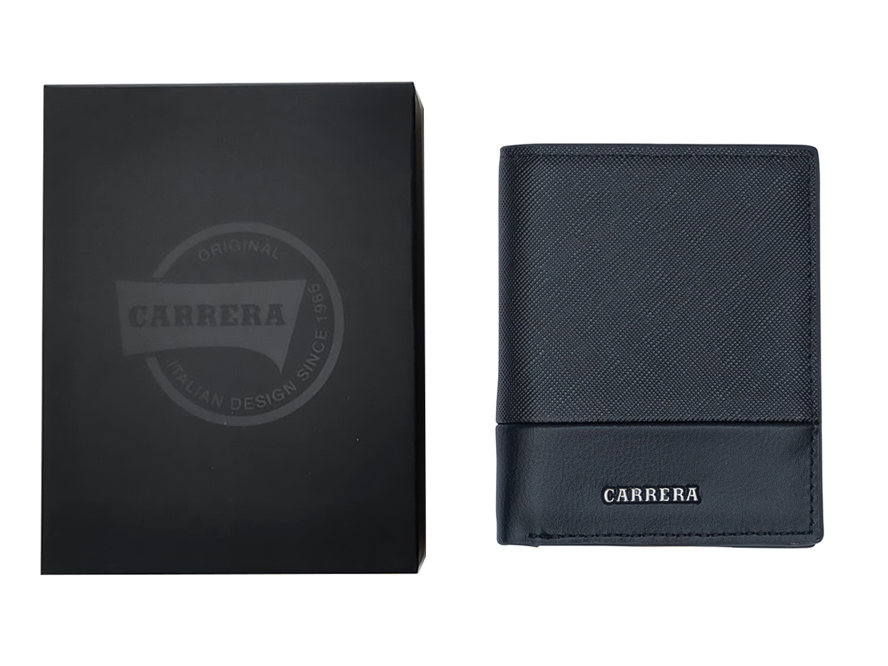 CARRERA FLYNN PORTAFOGLIO VERT.NER.CAP05MWA2404 01