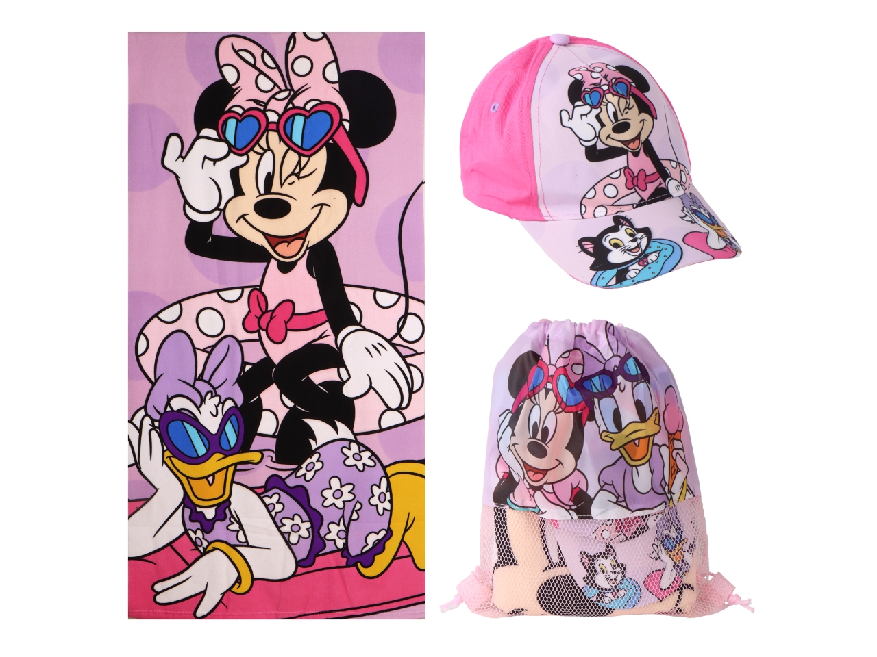 MINNIE ASCIUGAMANI + CAPPELLO + BAG 2200010828 MINNIE ASCIUGAMANI + CAPPELLO + BAG 2200010828