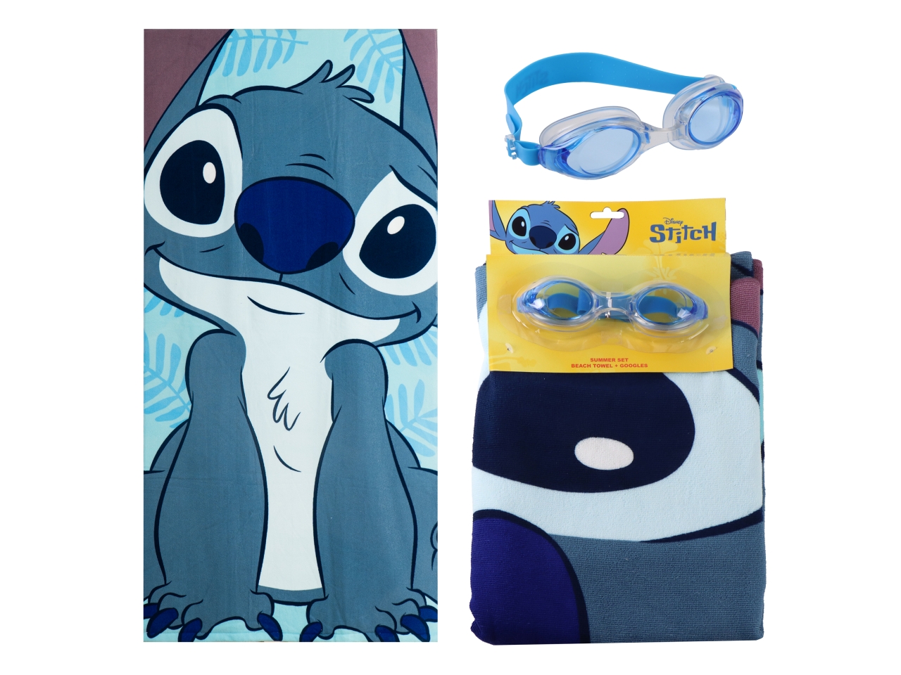 STITCH ASCIUGAMANI+OCCHIALINI DA NUOTO 2200010833