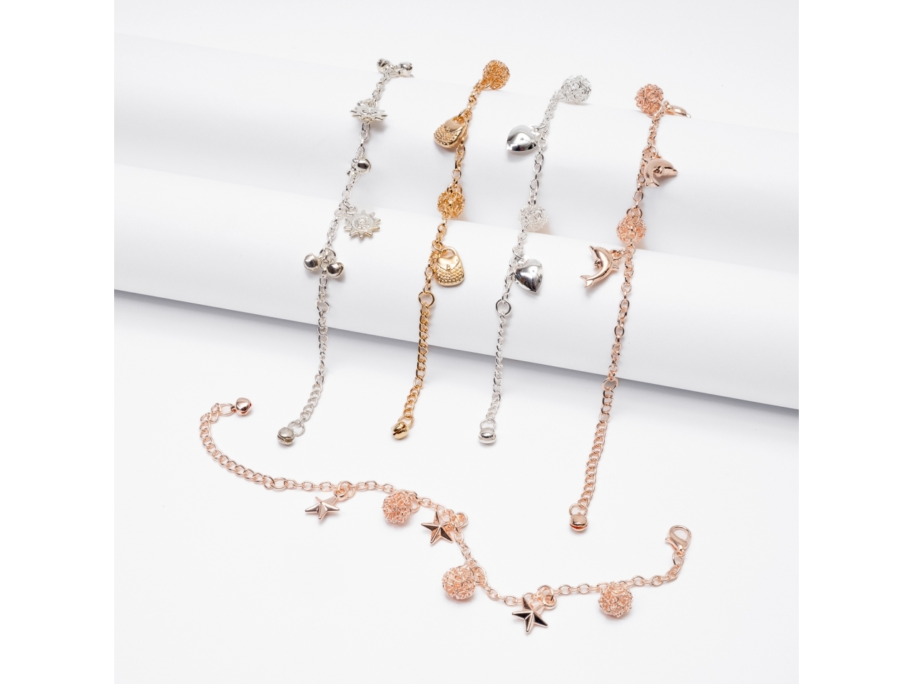 BRACCIALE SILVER MULTI CHARMS BRACCIALE SILVER MULTI CHARMS