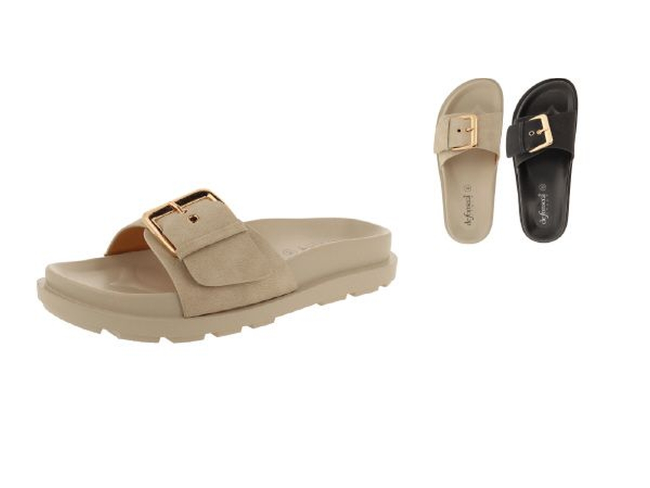 CIABATTA DONNA SAVONA TG36/41 NERO/BEIGE WC43-A84H