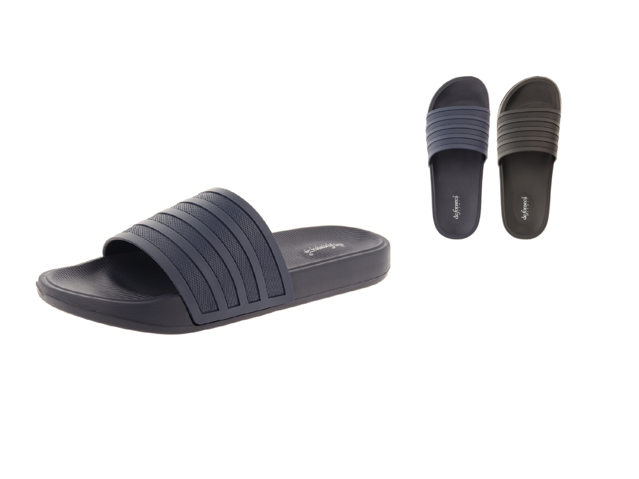 CIABATTA UOMO VASTO TG.40/45 BLU/NERO MC20-A849