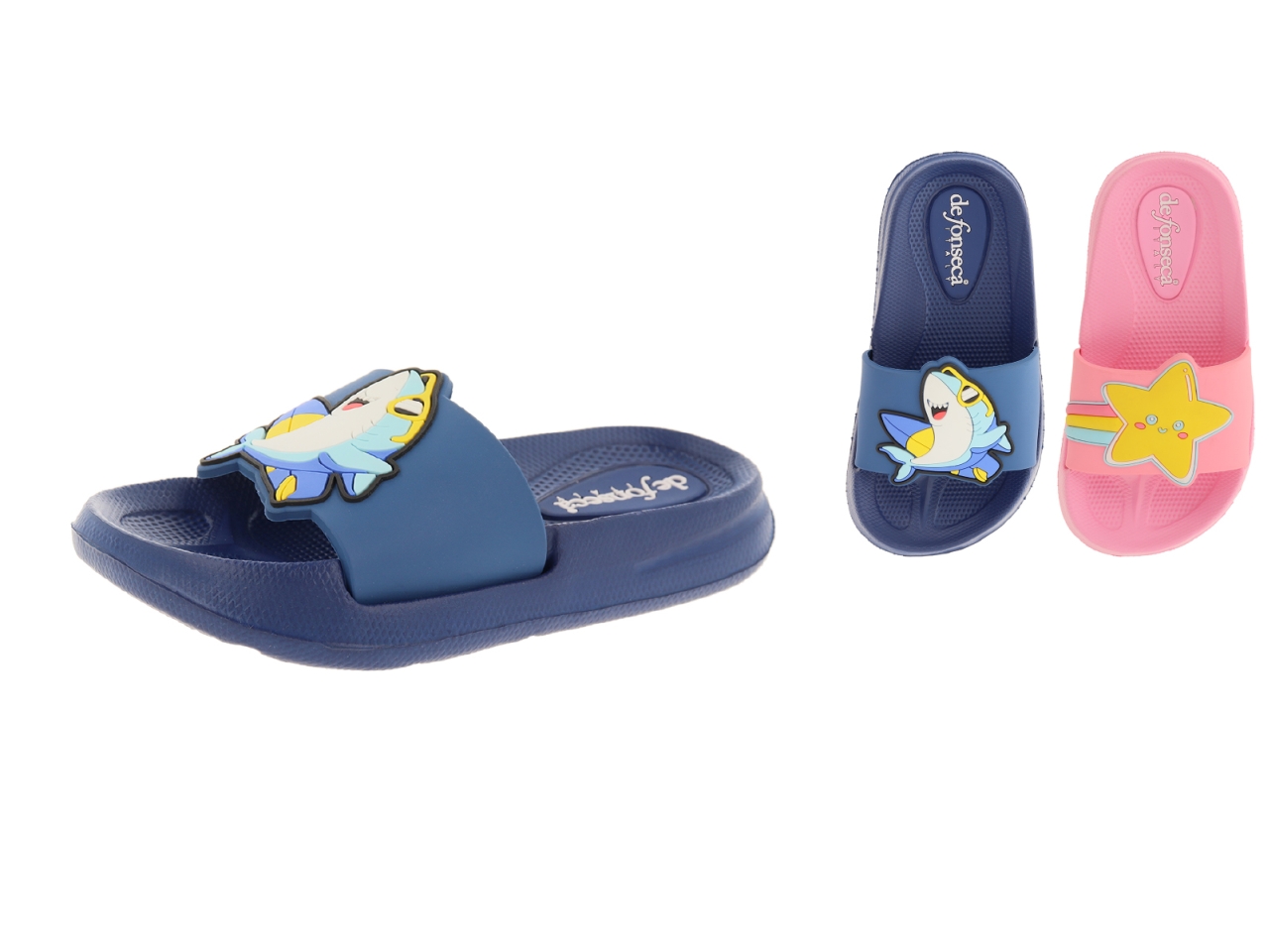 CIABATTA BIMBI VASTO TG.24/35 BLU/ROSA UC27-A6DC