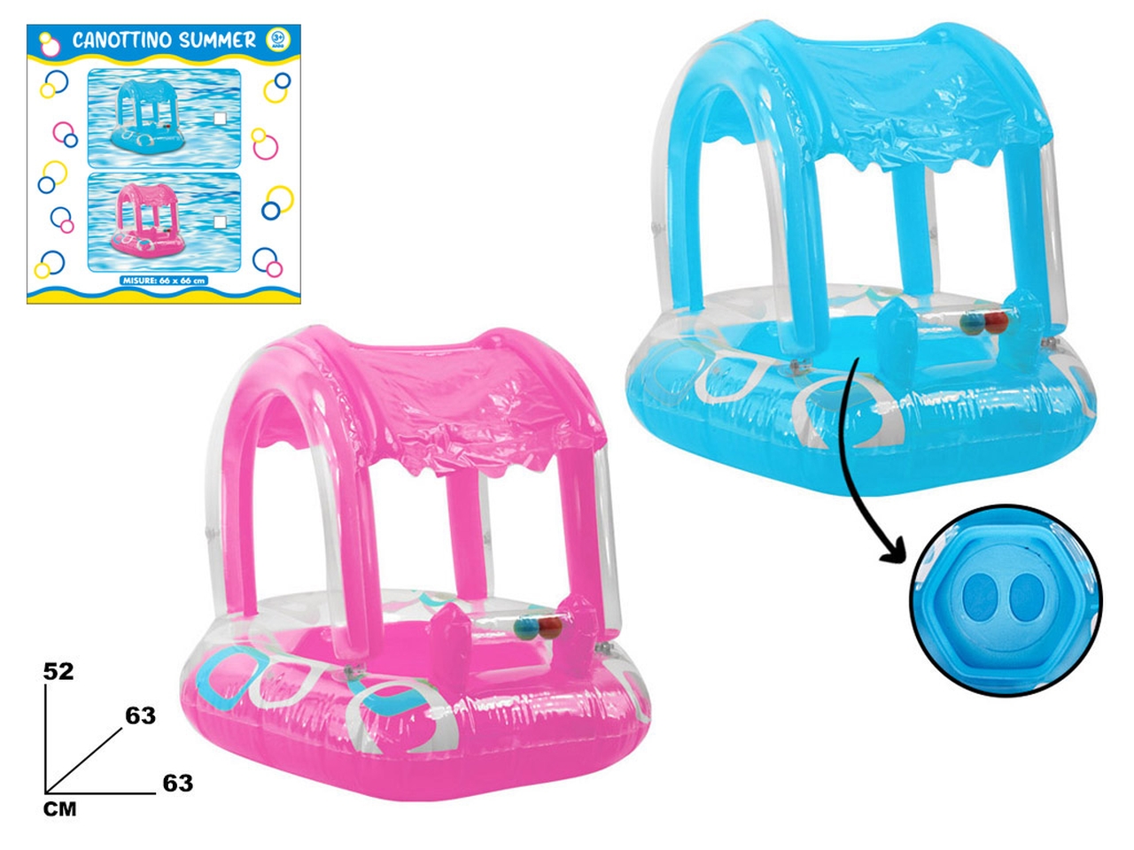 SALVAGENTE MUTANDINA SUMMER C/CAPPOTTINA 66X66CM SALVAGENTE MUTANDINA SUMMER C/CAPPOTTINA 66X66CM