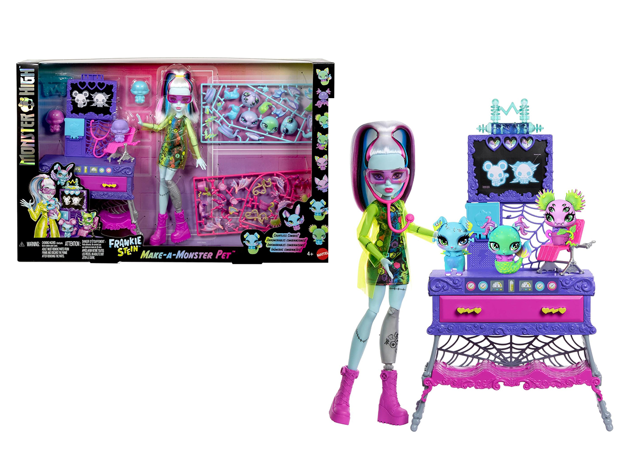 MONSTER HIGH IL LABORATORIO CUCCIOLI C/BAMB.JBF18