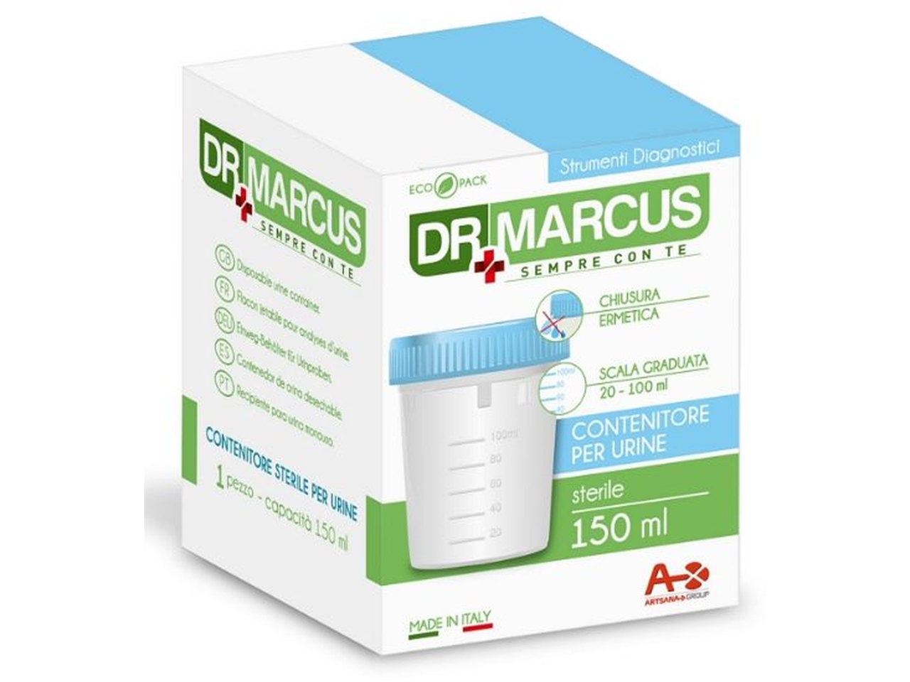 CONTENITORE URINE 150ML DR.MARCUS 02083654000000