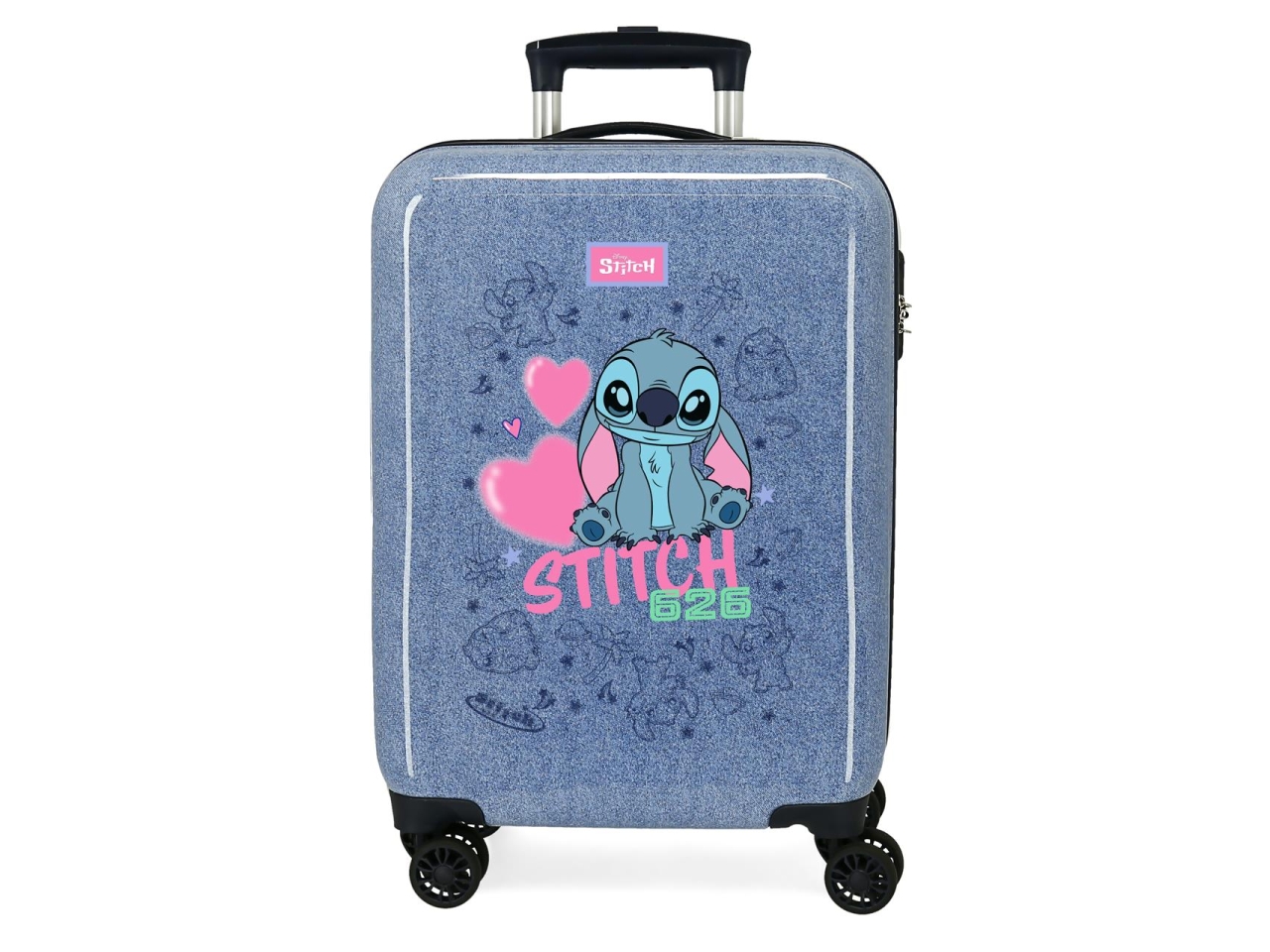 DISNEY TROLLEY 55CM 4R. STITCH HEARTS 340065110031
