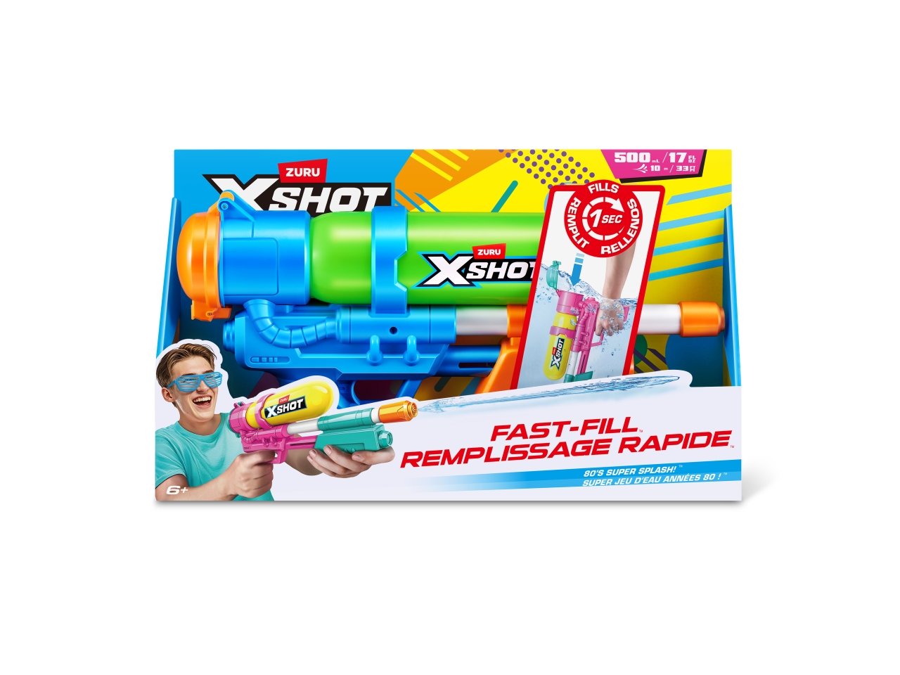 X-SHOT WATER-FAST FILL RETRO BLASTER 118197