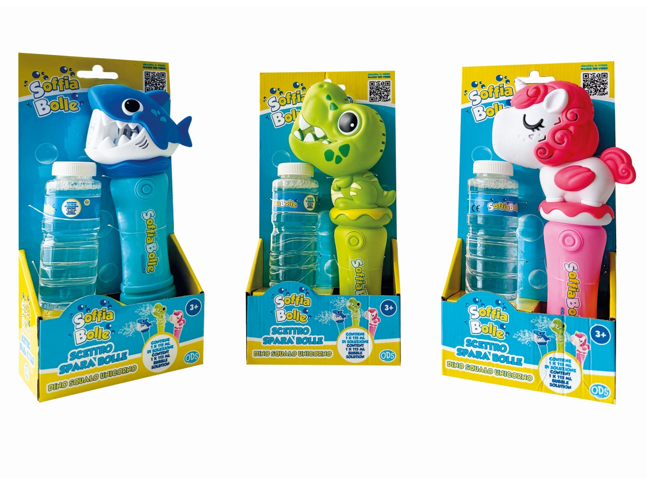 PISTOLA SPADA BOLLE DINO/SQUALO/UNICORNO 34493