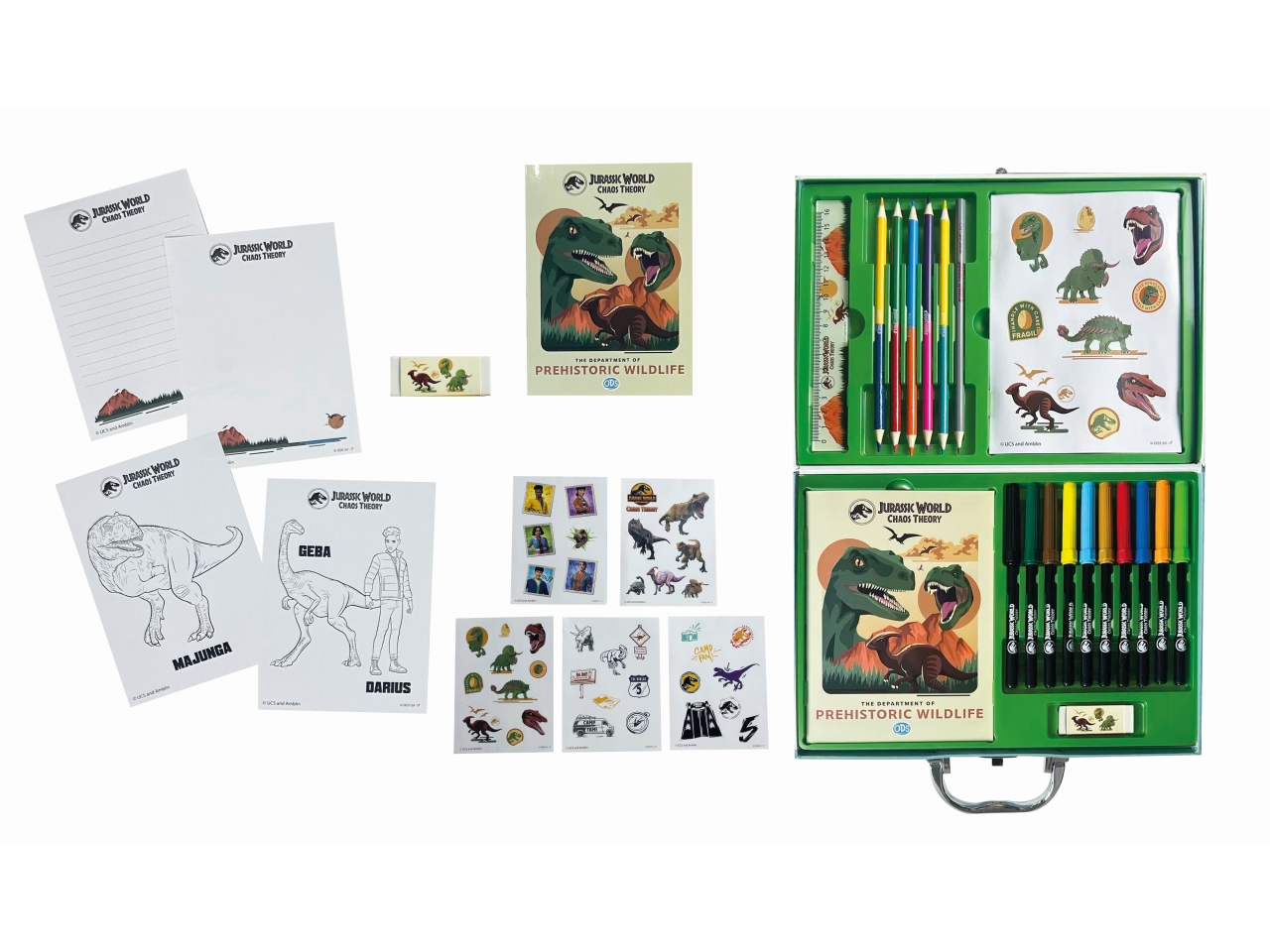 JURASSIC WORLD VALIGETTA MULTI ATTIVITÀ 35321 JURASSIC WORLD VALIGETTA MULTI ATTIVITÀ 35321