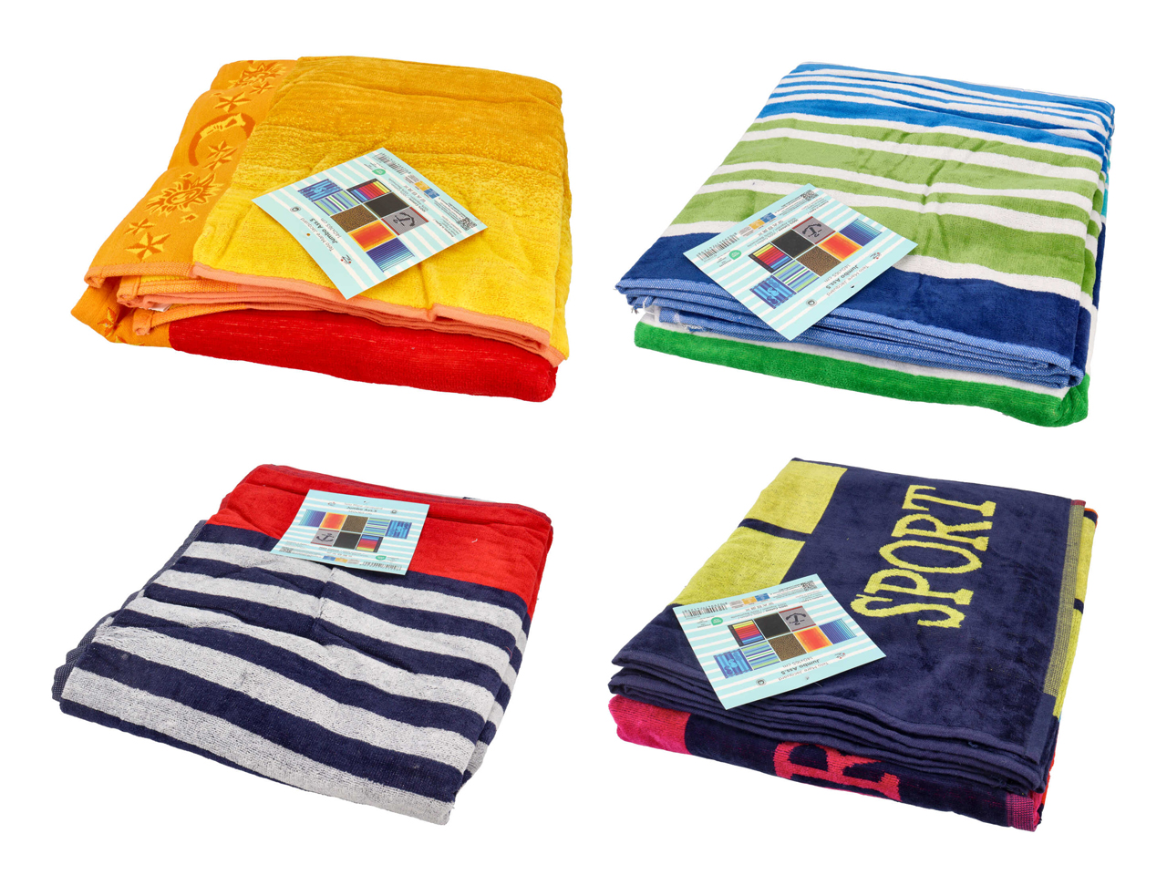 TELO MARE JACQUARD JUMBO 140X165CM ASS. 012811LO TELO MARE JACQUARD JUMBO 140X165CM ASS. 012811LO