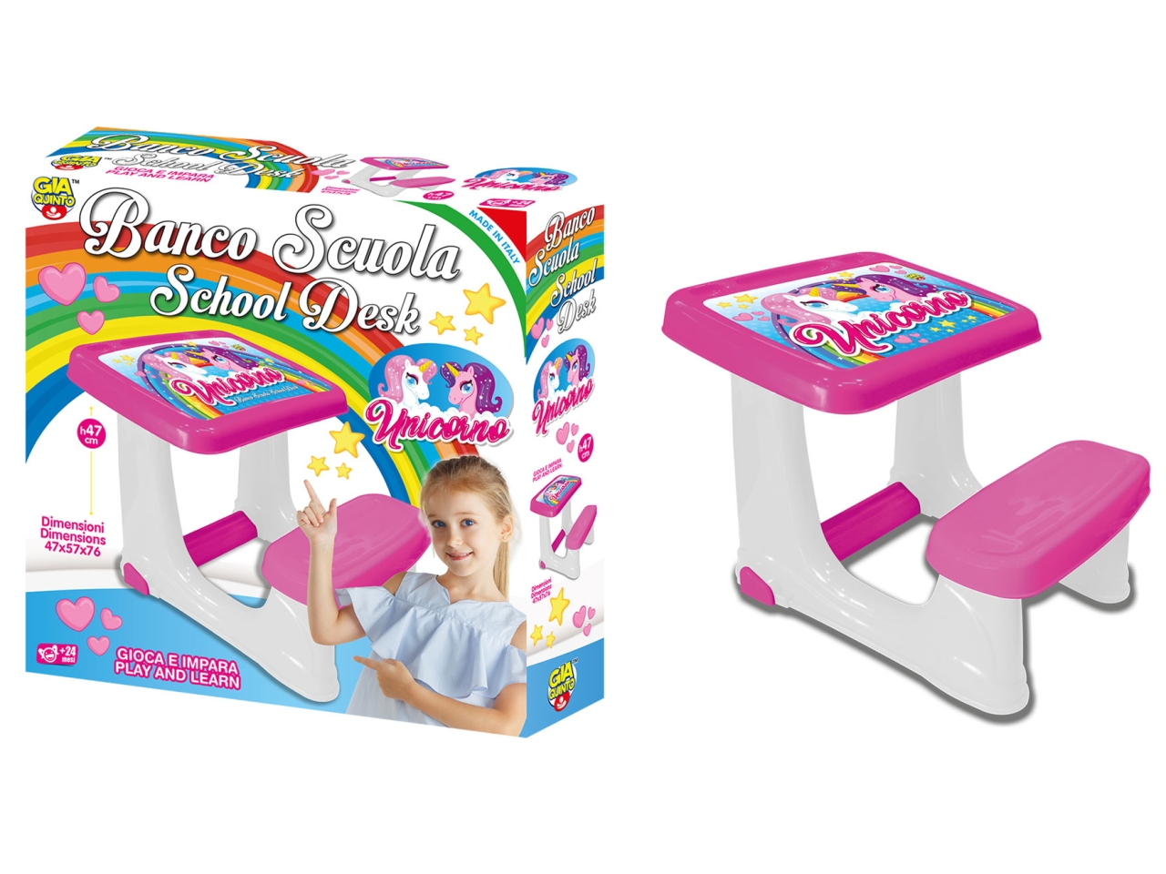 BANCO SCUOLA UNICORNO GVC-0573