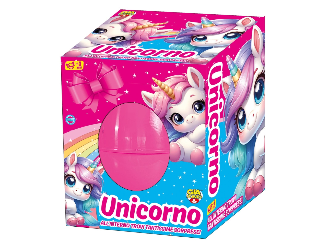 UOVO SORPRESE UNICORNO ROSA GVC-0664 UOVO SORPRESE UNICORNO ROSA GVC-0664