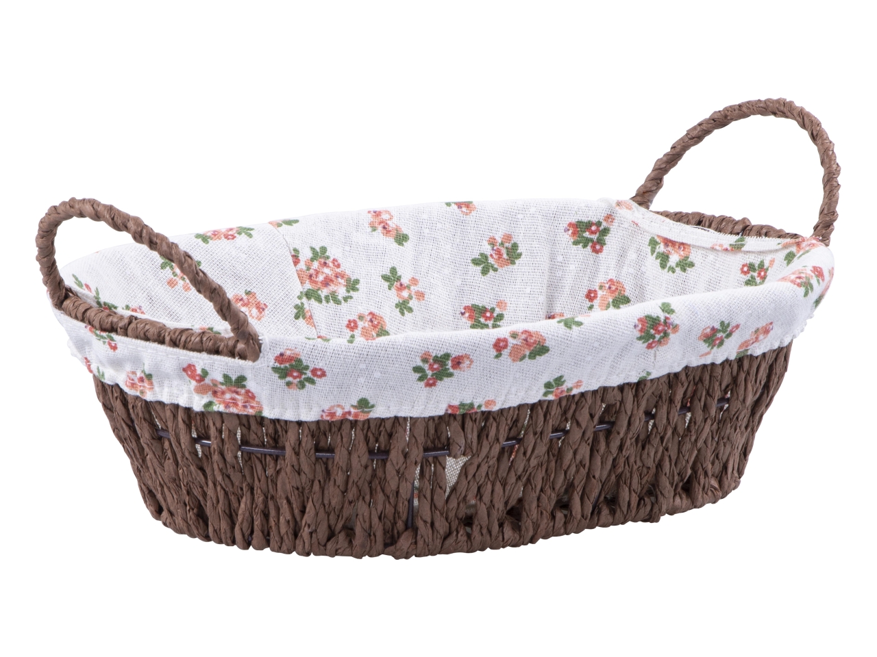 CESTINO OVALE 27X20CM CORDONCINO DI CARTA 0044544