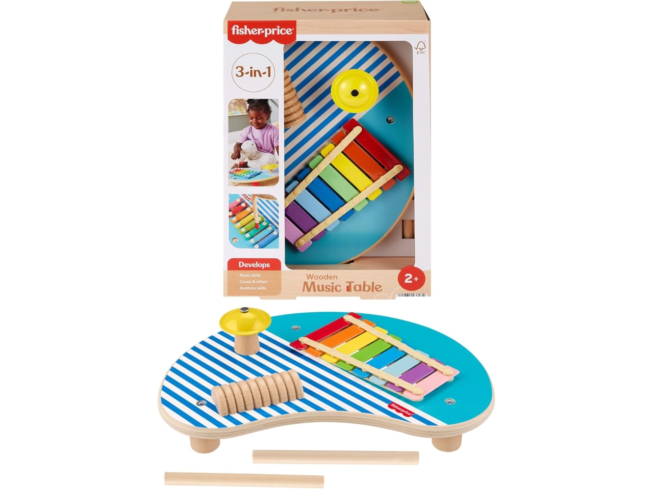 FISHER PRICE TAVOLINO MUSICALE HXT91