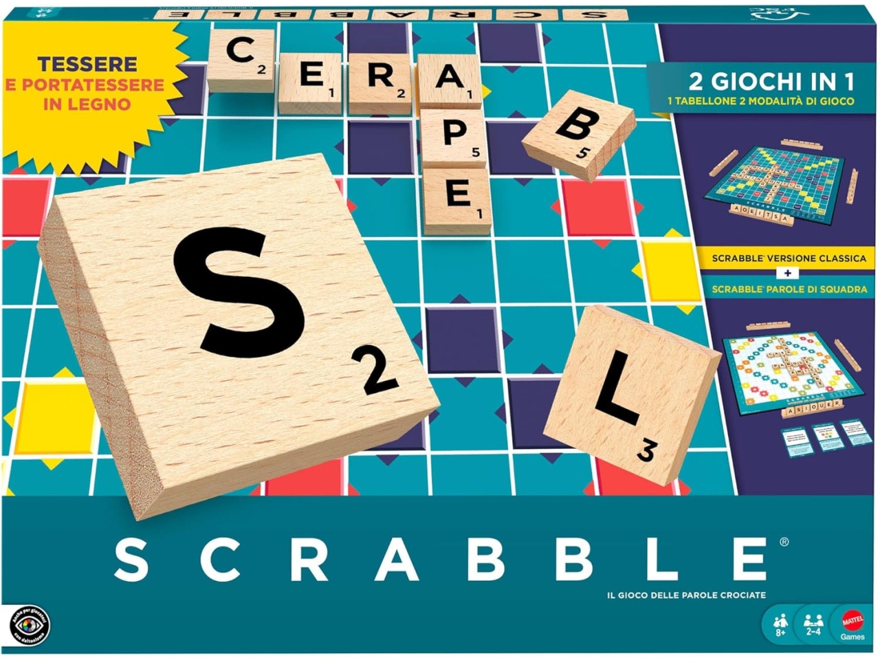 GIOCO SCRABBLE IN LEGNO  JLJ56-0