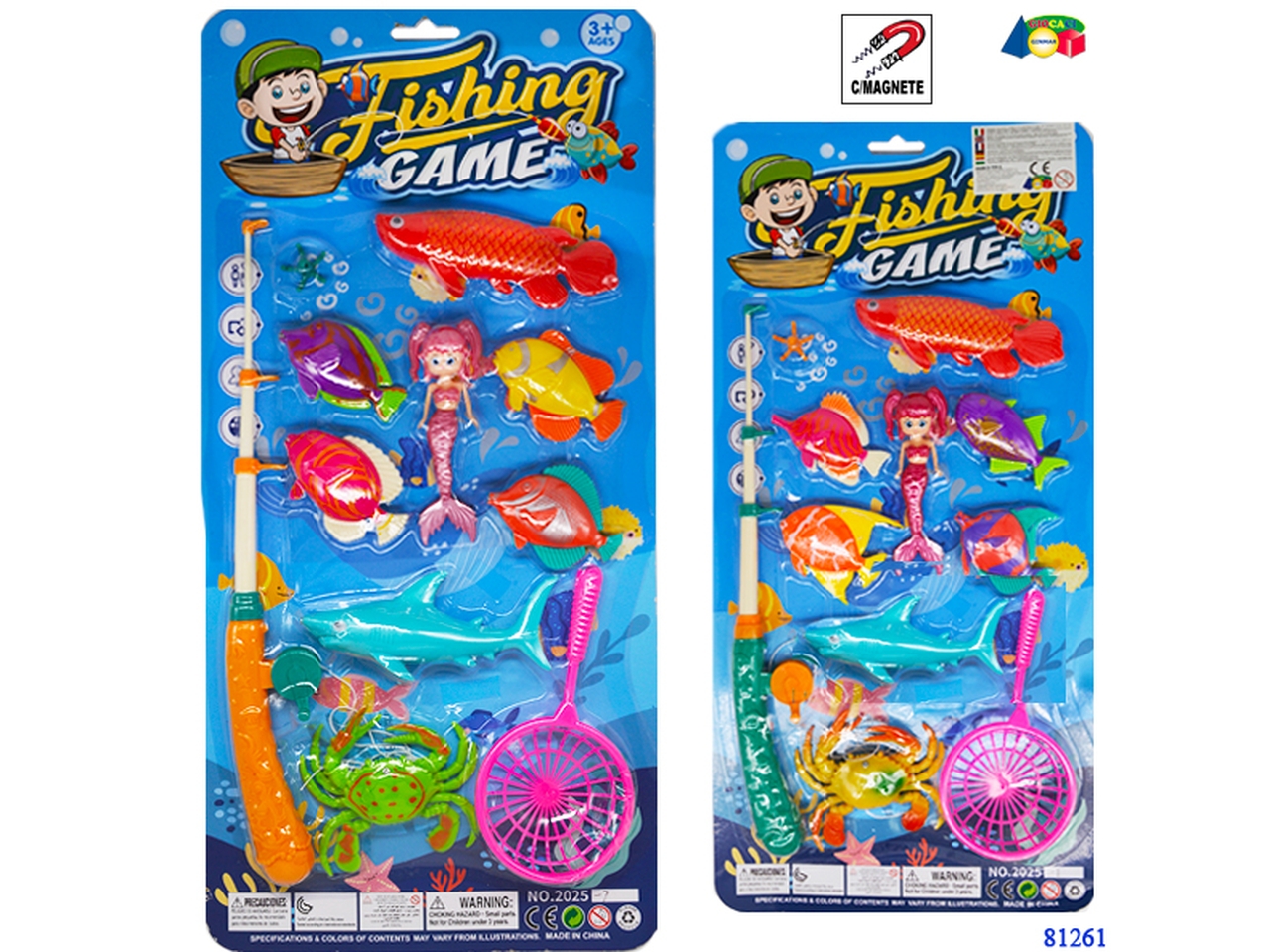 SET PESCA MAGNETICA CON SIRENA E RETINO ASS. 81261