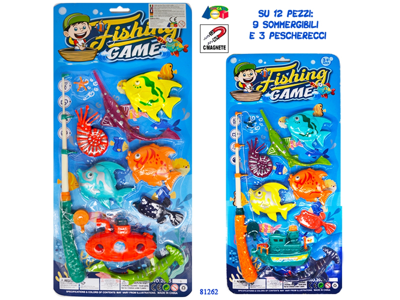 PESCA MAGNETICA C/SOMMERGILE/BATTELLO ASS. 81262