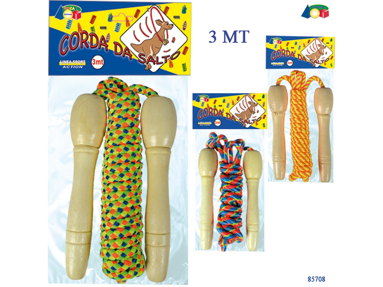 CORDA SALTO MULTICOLORE 3MT 85708