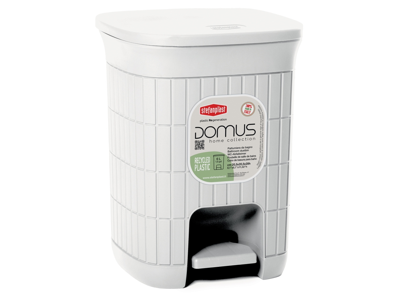 DOMUS PATTUMIERA BAGNO 6L BIANCO POLVERE 90400 DOMUS PATTUMIERA BAGNO 6L BIANCO POLVERE 90400