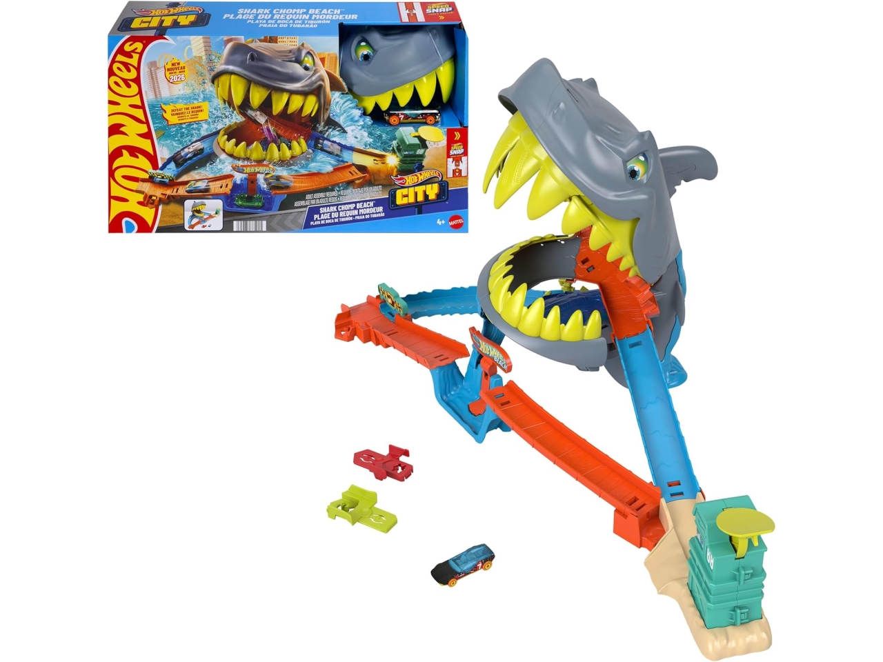 HOT WHEELS PISTA ATTACCO AL MEGA SQUALO JHL96-0 HOT WHEELS PISTA ATTACCO AL MEGA SQUALO JHL96-0