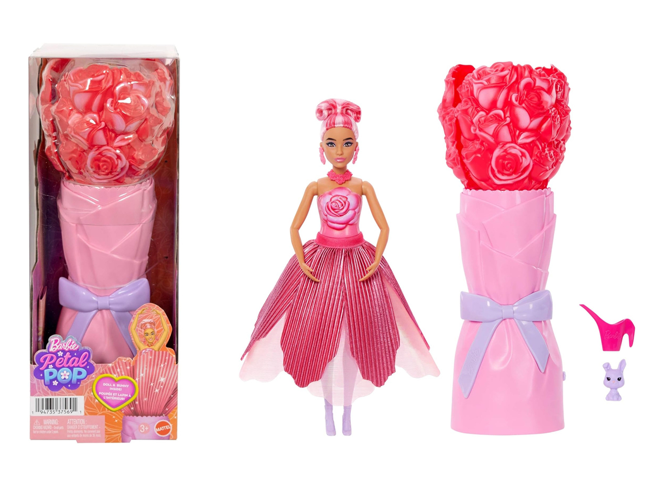 BARBIE PETAL POP DOLL 3    JMF59-0