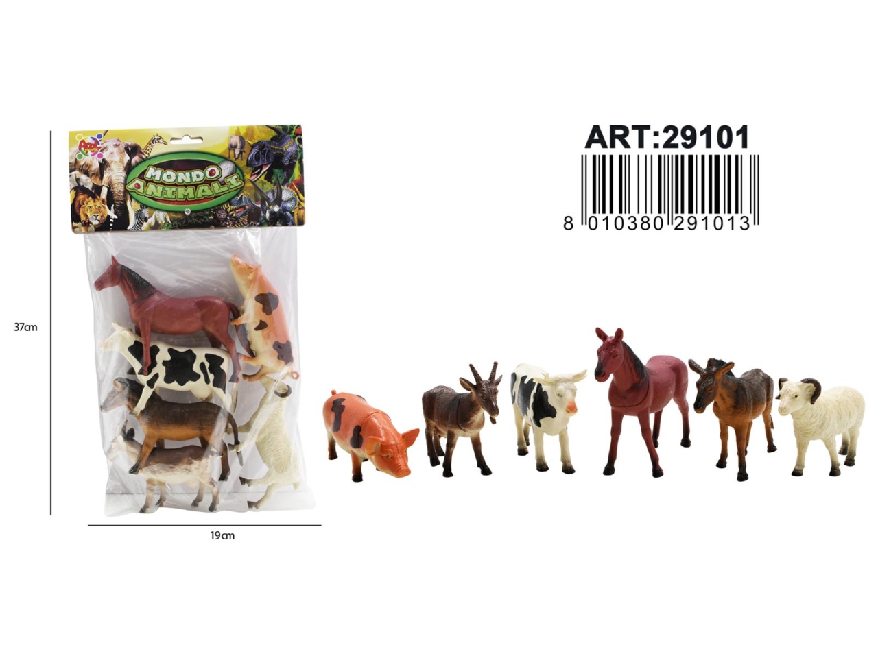 ANIMALI DELLA FATTORIA 6 PEZZI 29101