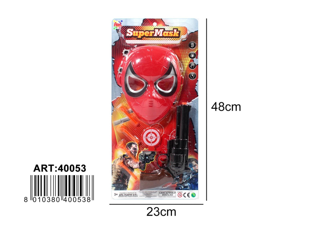 MASCHERA C/PISTOLA40053