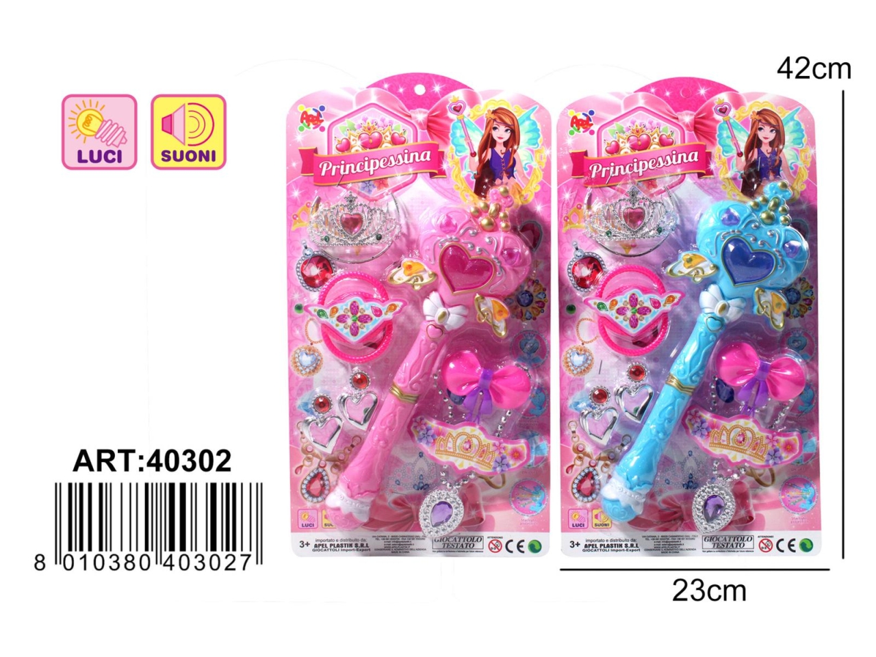 SCETTRO MUSICALE C/ACCESSORI 2ASS. 40302