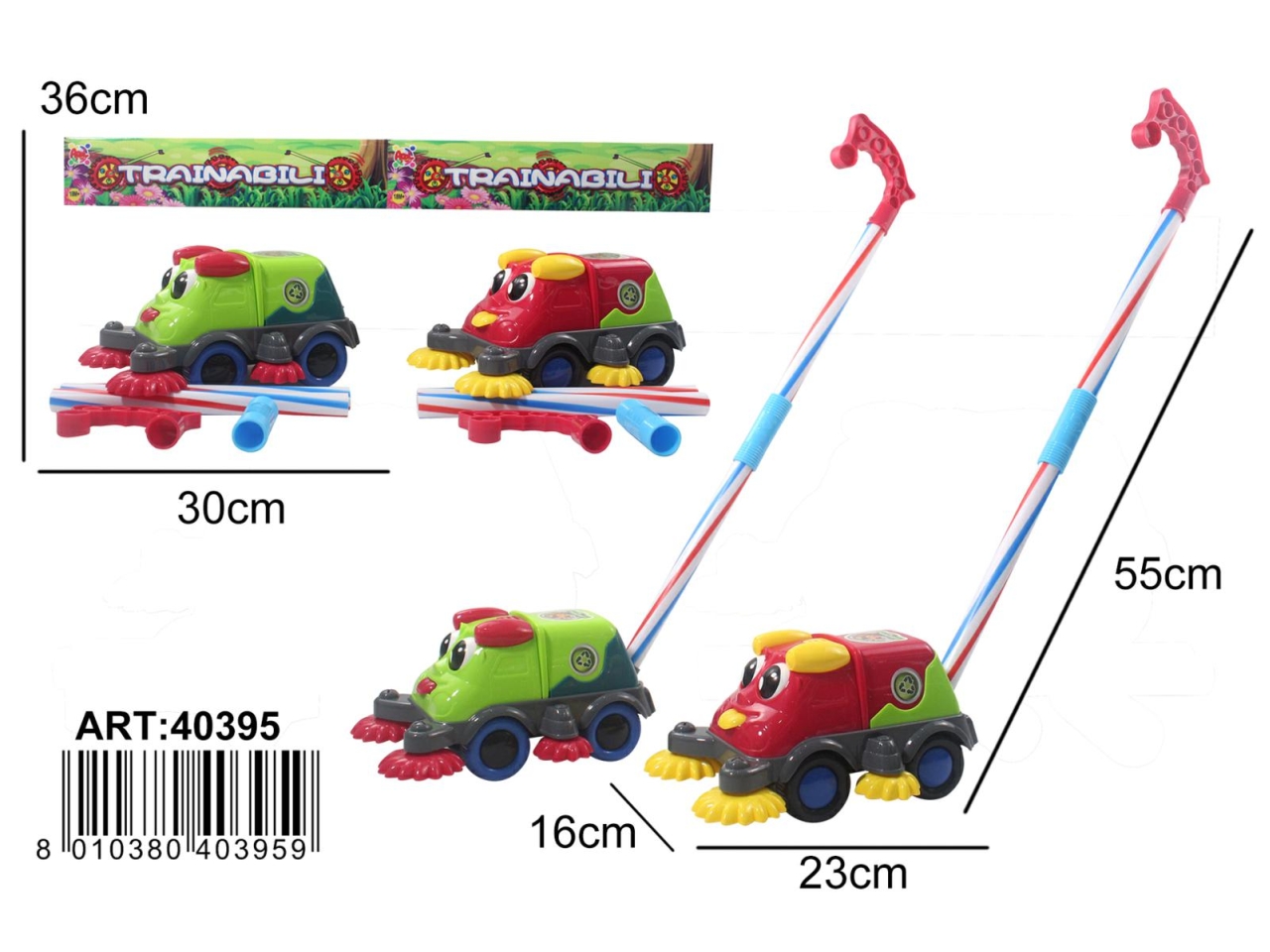 TRAINABILE CAMION RIFIUTI 2ASS. 40395