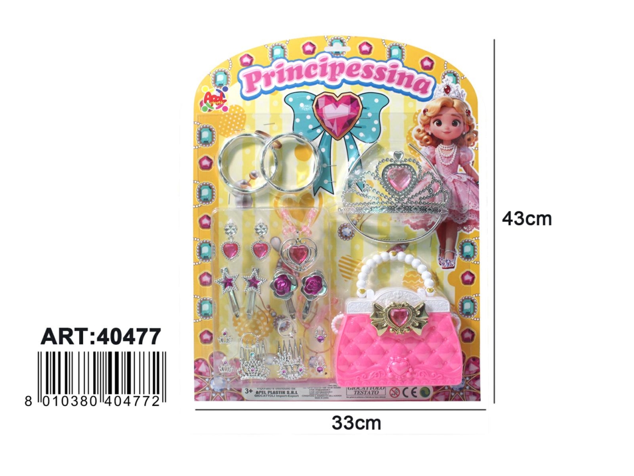 SET PRINCIPESSINA C/BORSETTA 40477