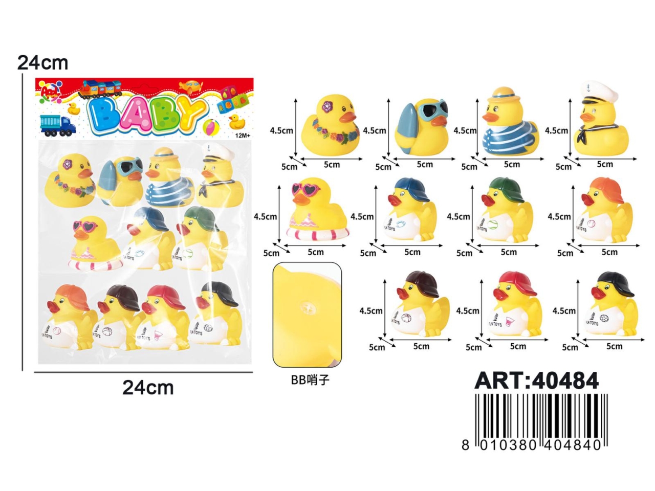 SET 10 PULCINI 40484