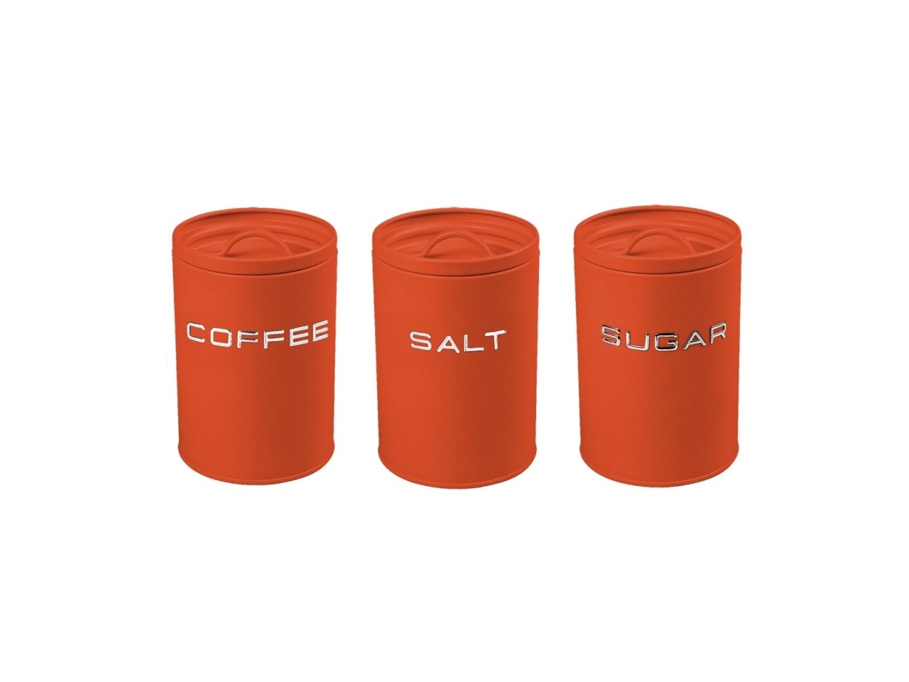 VINTAGE BARATTOLI 11X11X15CM SET 3PZ ARANCIO 6295