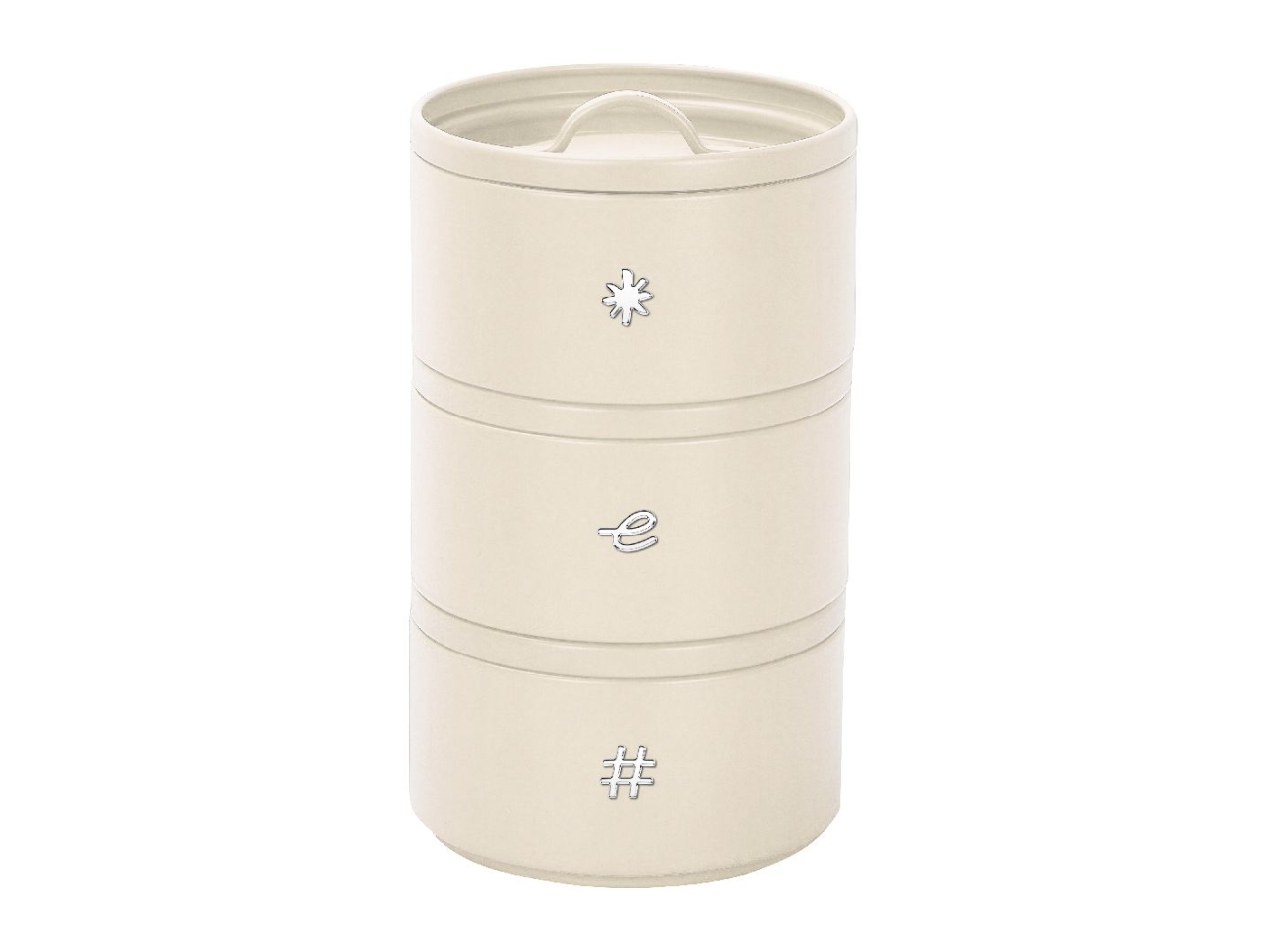 VINTAGE PORTASPEZIE 13,5X23CM SET 3PZ AVORIO 6314