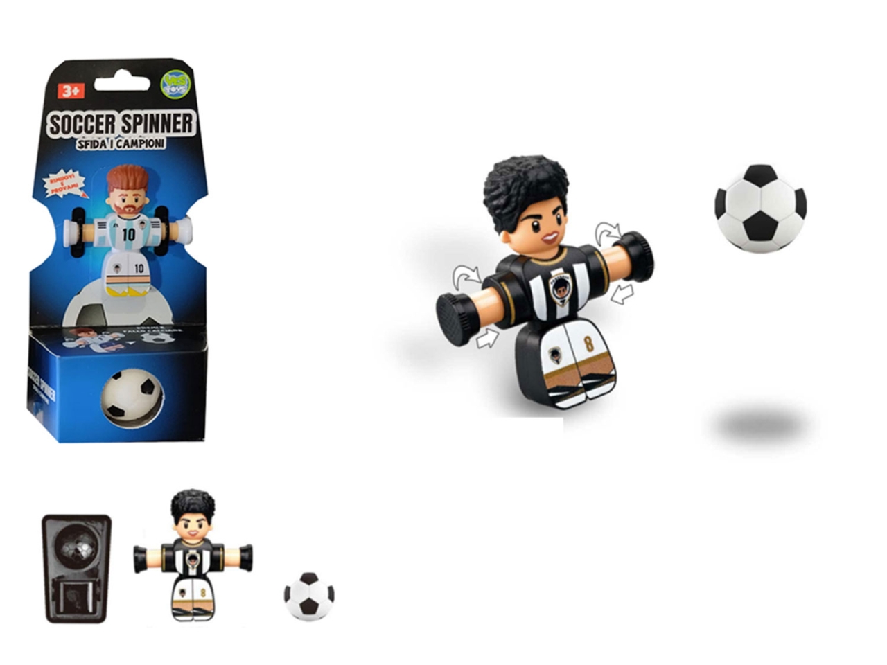 SOCCER SPINNER CALCIATORE E PALLONE FNS17802 SOCCER SPINNER CALCIATORE E PALLONE FNS17802