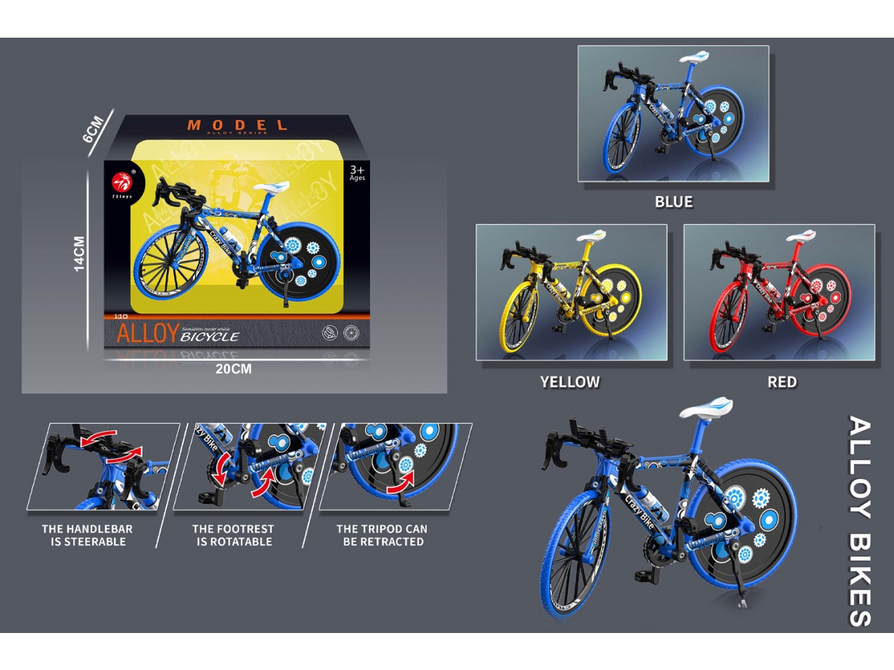 BICICLETTA STRADALE METAL 1.10MGG52820