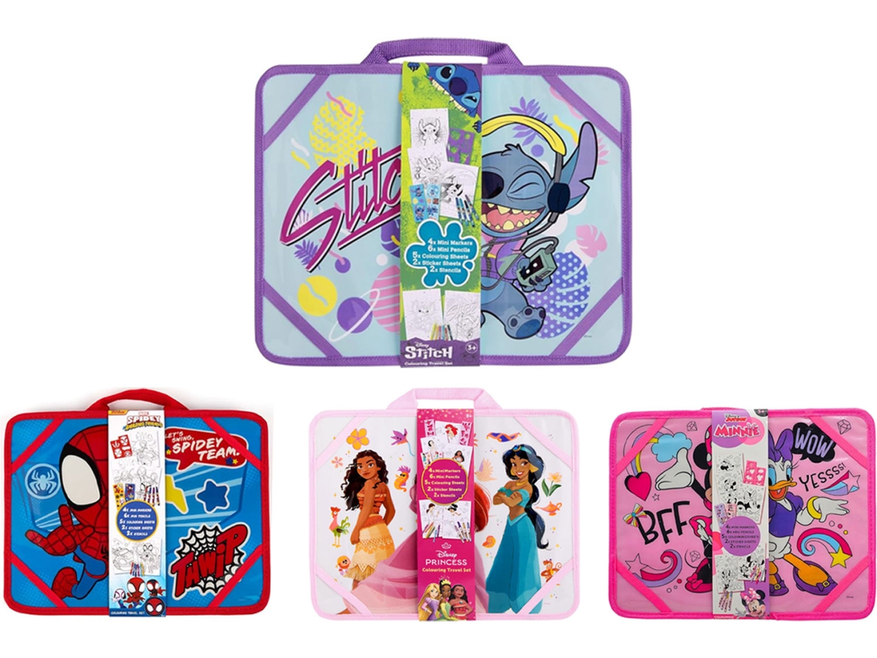 DISNEY SET COLORING DA VIAGGIO 4 ASS. DIS3205460