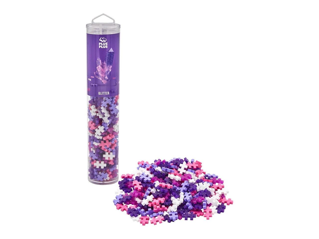 PLUS PLUS TUBO GLITTER 240PZ PLU4243