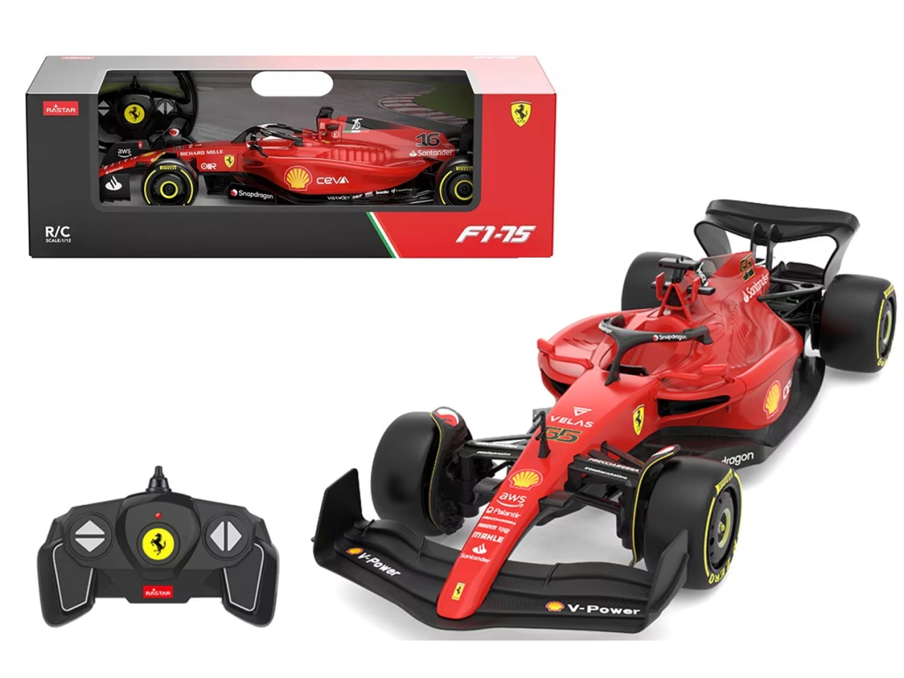 FERRARI F1-75 1:18 R/C RAS93400 FERRARI F1-75 1:18 R/C RAS93400